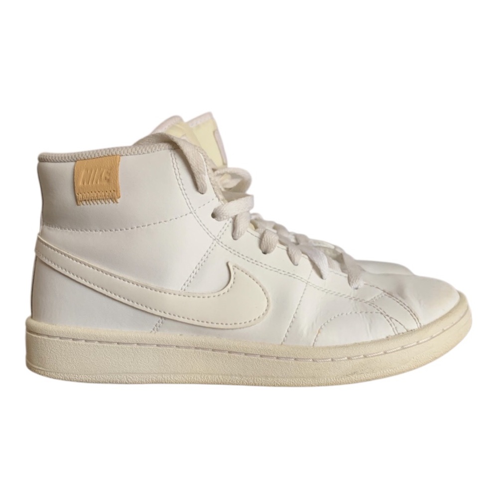 Nike Women’s Court Royale 2 Mid White Leather Sneakers Shoes Size 8